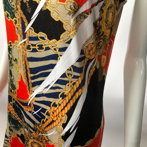 SALE! Scarf Pattern Dress - Picture 2 of 5